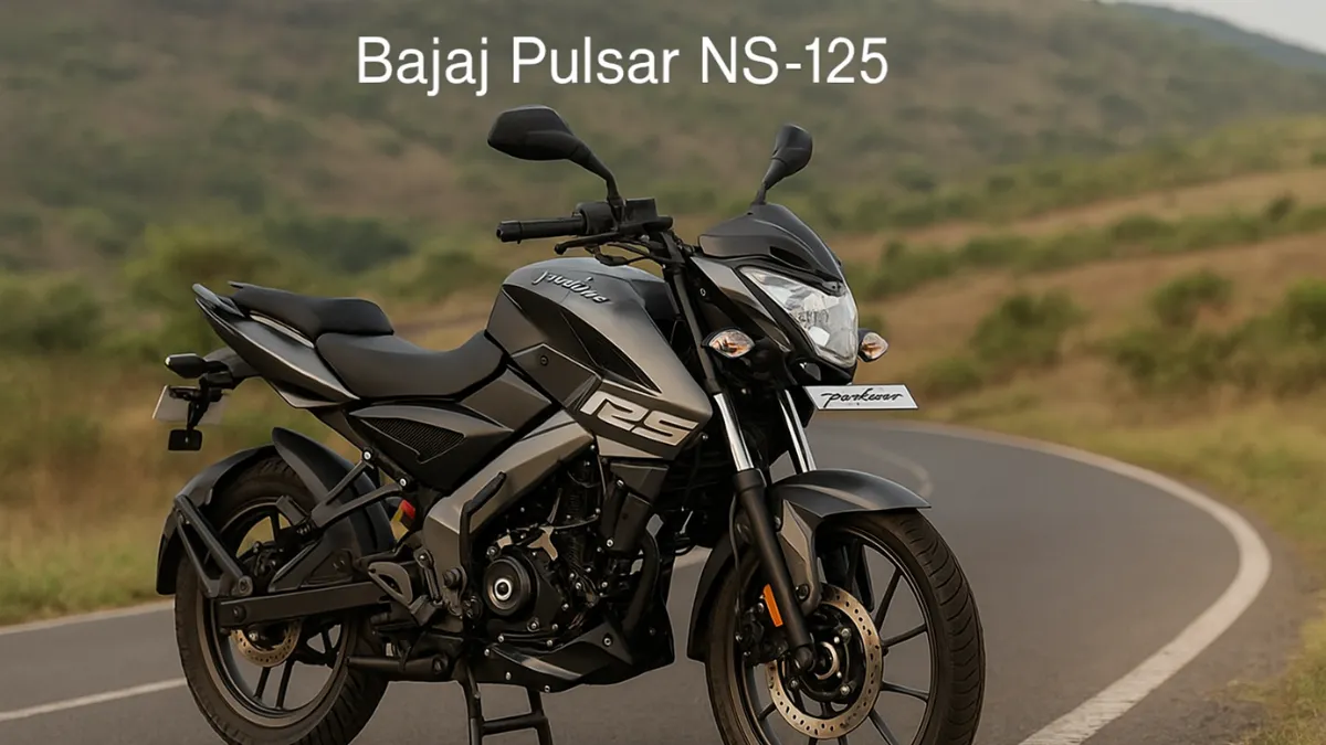 Bajaj Pulsar NS125 rear tyre and LED indicators