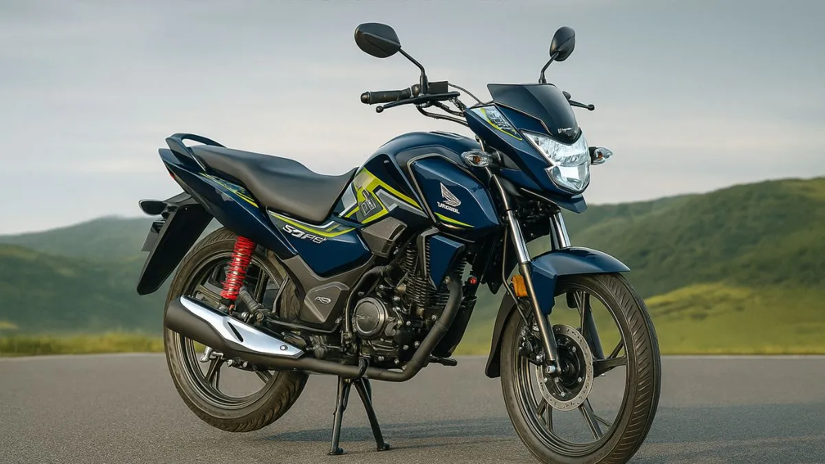 Honda SP 125 side view with LED headlight and TFT display
