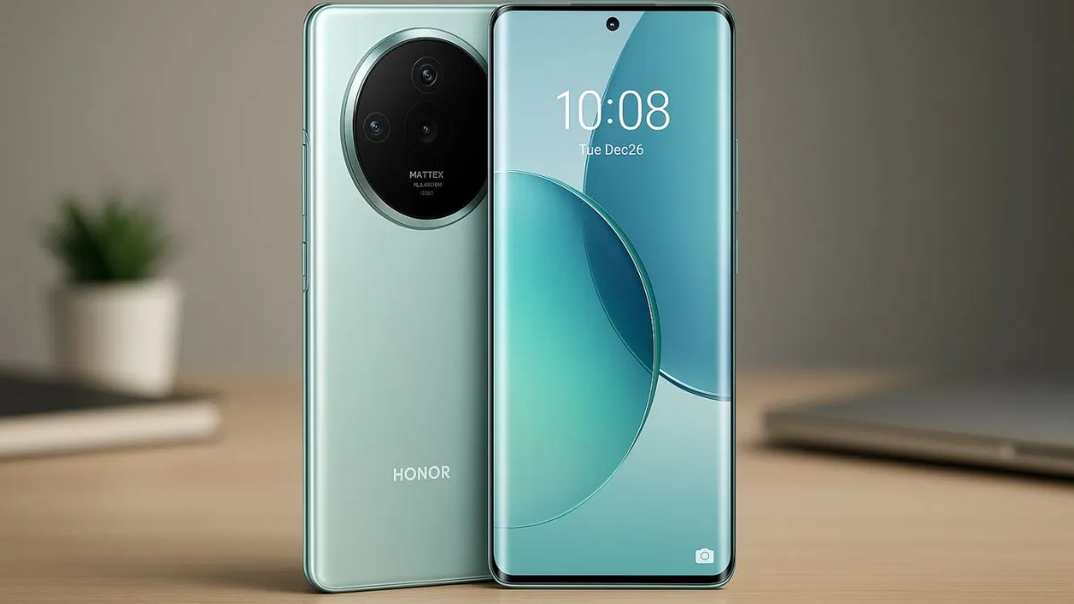 Honor X9C sleek design and back panel finish