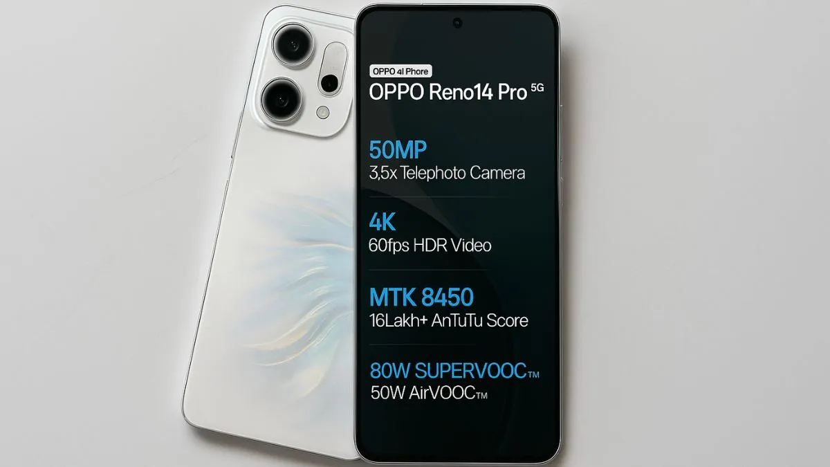 Oppo Reno 14 Pro with quad 50MP cameras