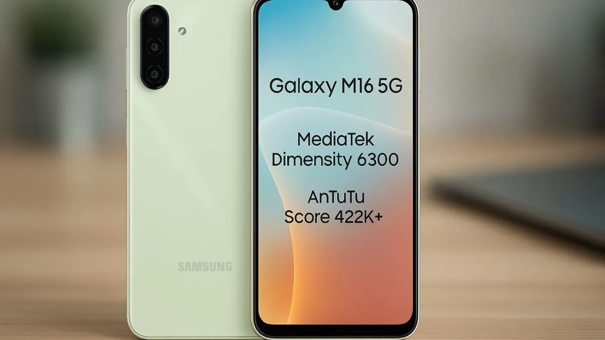 Samsung Galaxy M16 5G display with Super AMOLED panel