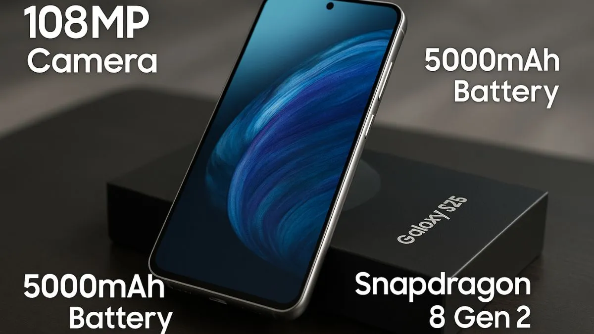 Samsung Galaxy S25 front and back design