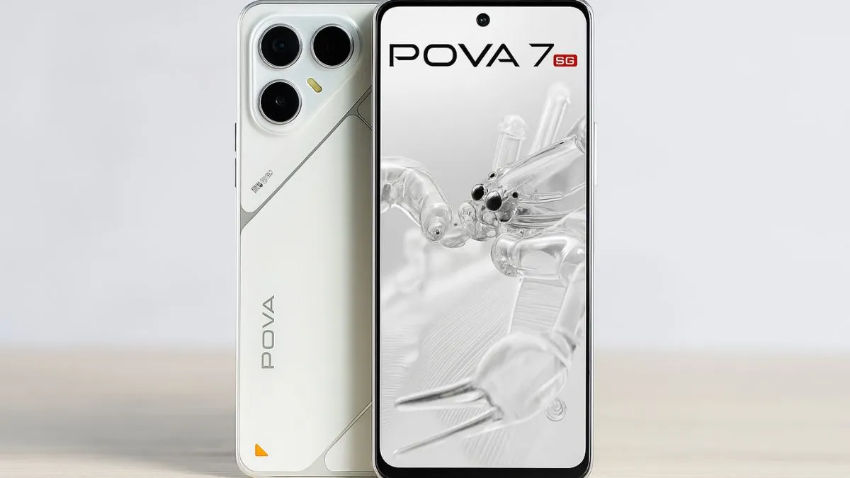 Techno Pova 7 camera LED Delta light module