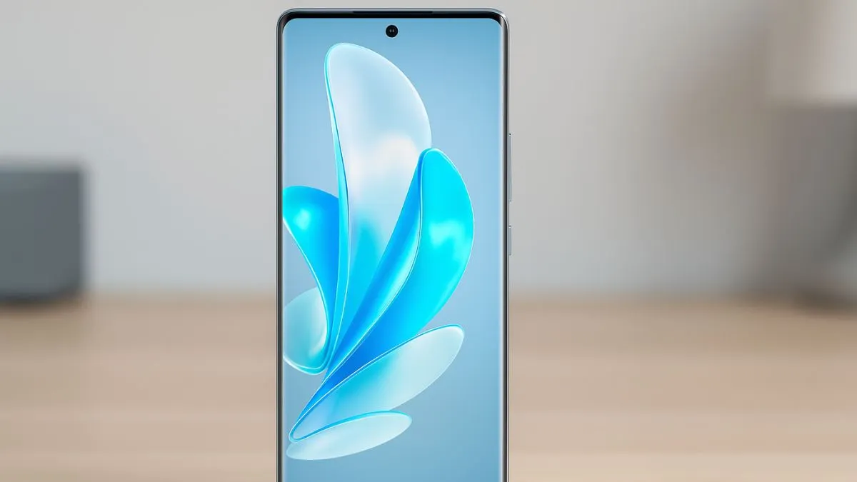 Vivo T5 front and back design