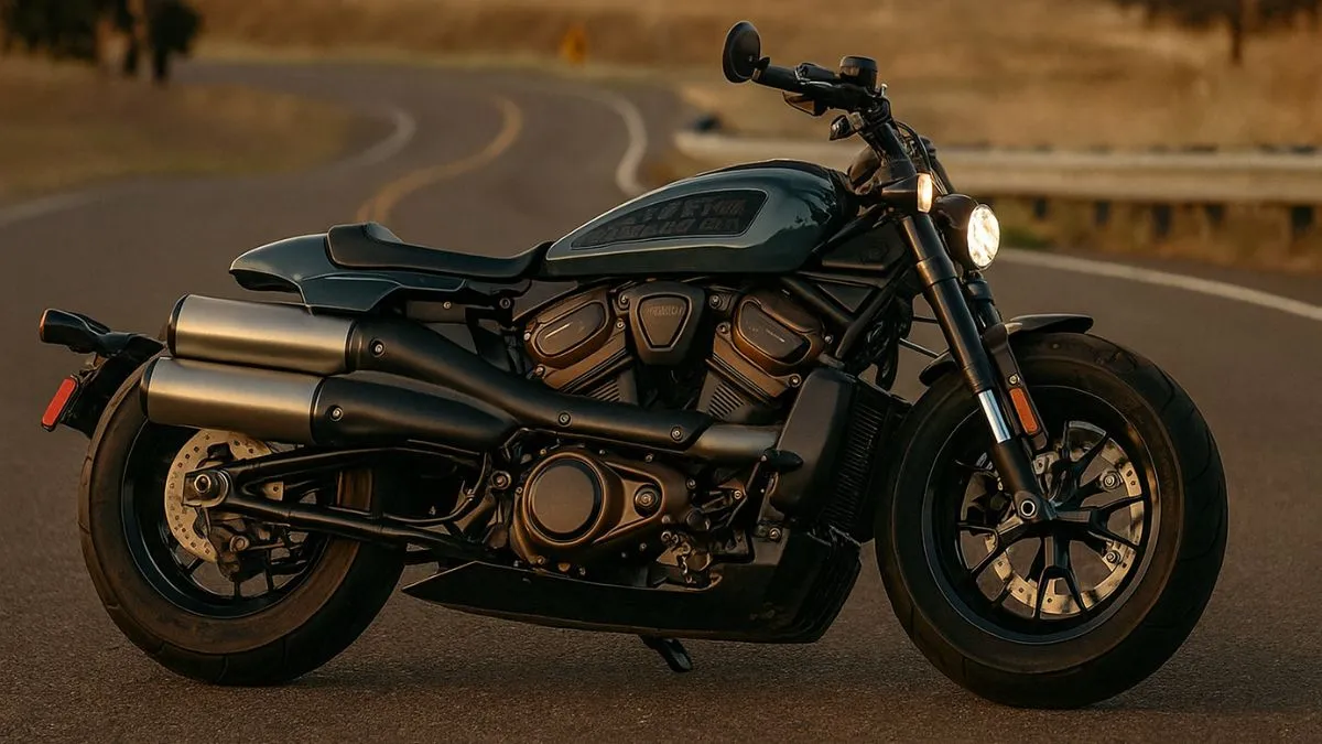 Harley-Davidson Sportster S front view with LED headlamp