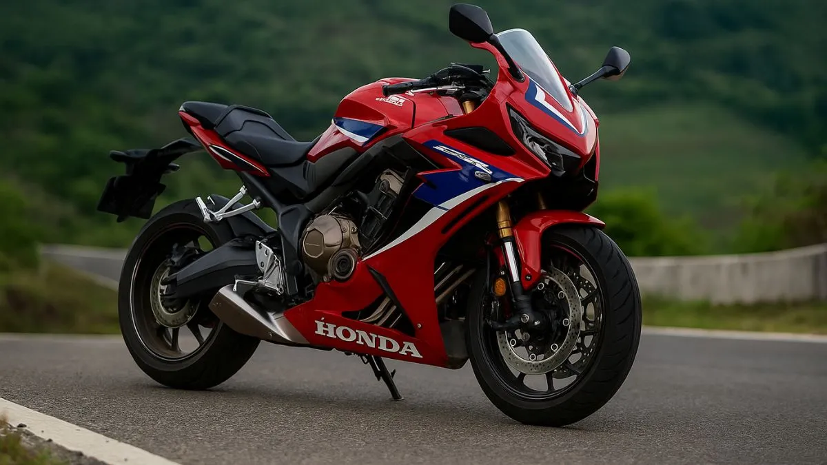2025 Honda CBR650R Grand Prix Red full-fairing design