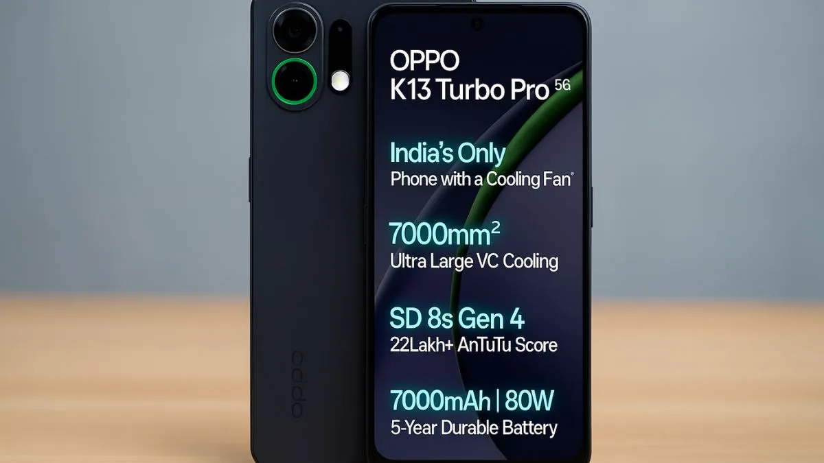 Oppo K13 Turbo Pro 5G front and back design