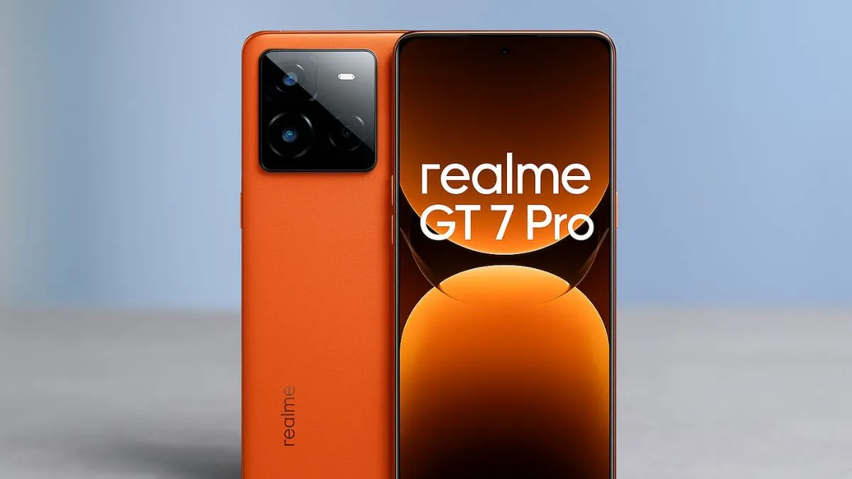 Realme GT 7 Pro Mars-inspired design with textured back panel
