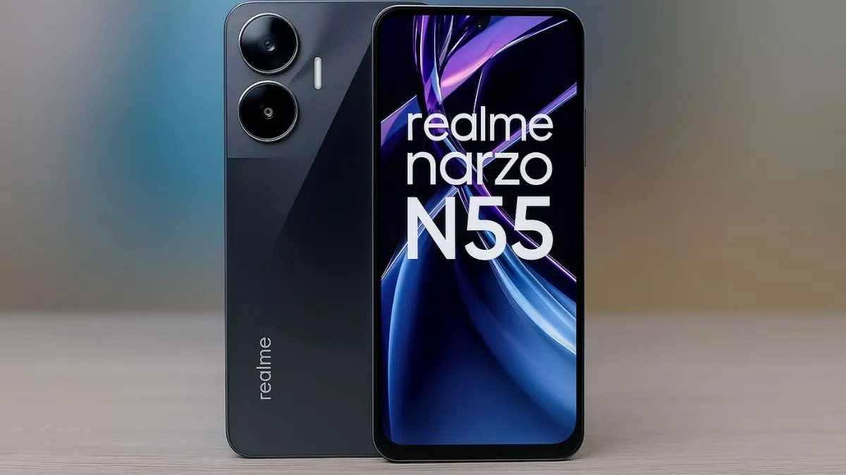 Realme Narzo N55 stylish design