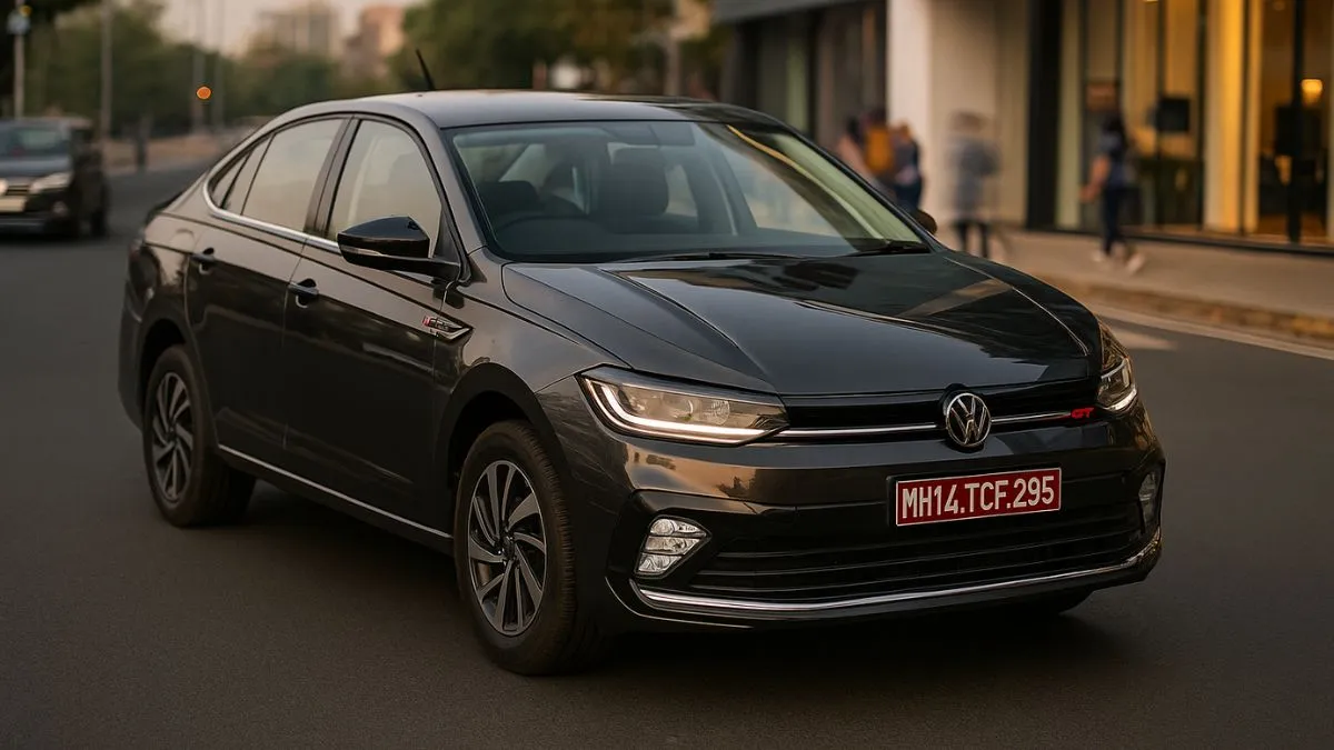 Volkswagen Virtus GT exterior design dual-tone roof and GT badging