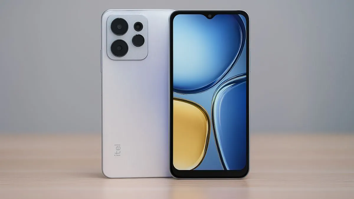 itel A90 rear camera with LED flash