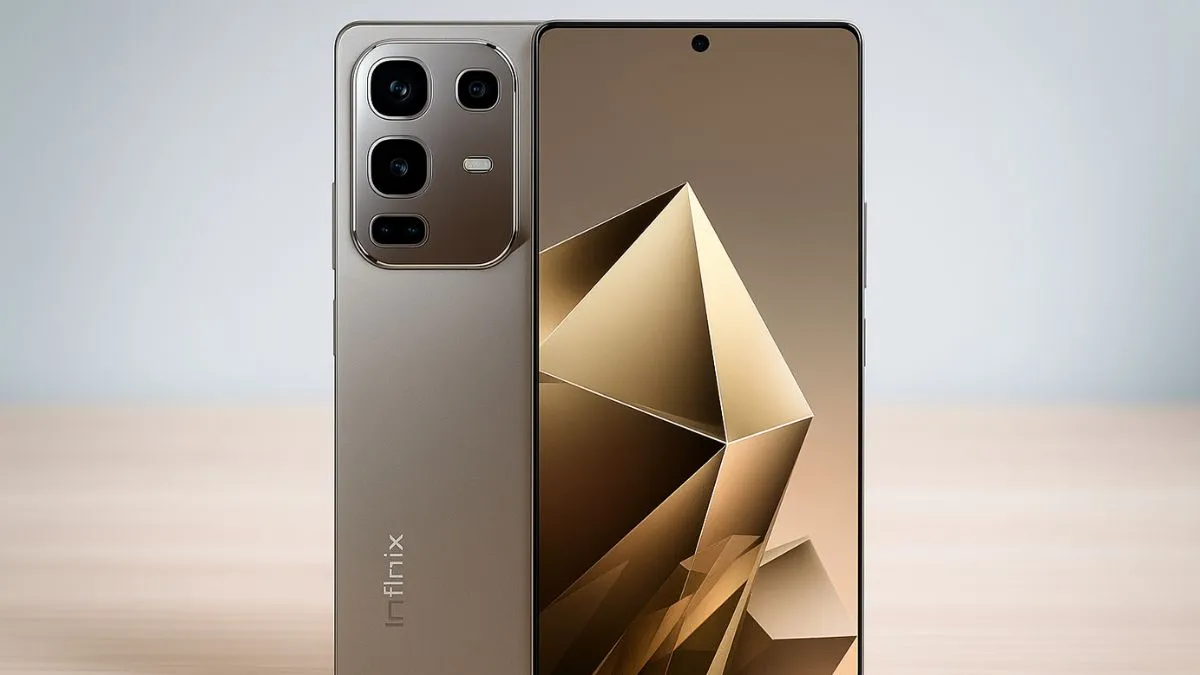 Infinix Note 50 Pro displaying vibrant AMOLED screen with 144Hz refresh rate
