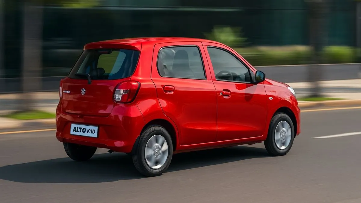 Maruti Suzuki Alto K10 2025 front design with honeycomb grille