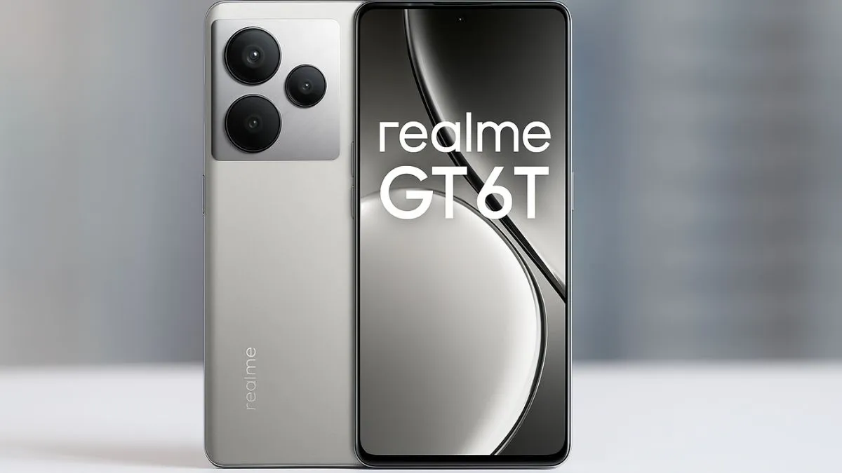 Realme GT 6T front and back design