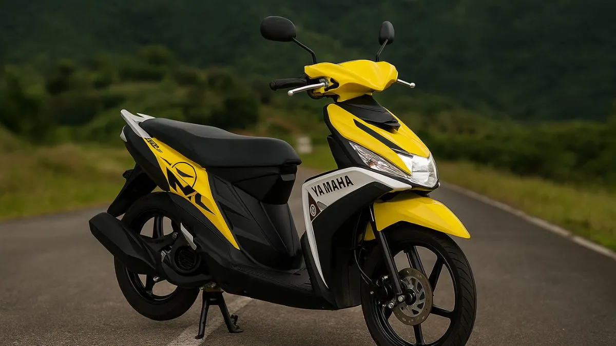 Yamaha Mio 125 V-shaped LED headlamp and DRLs